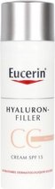 Gezichtscrème Hyaluron Filler CCCream Eucerin Spf15 Medium