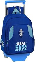 Schoolrugzak met Wielen 705 Real Zaragoza Blauw Licht Blauw