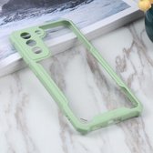 Voor Samsung Galaxy S21 FE Acryl + Kleur TPU Shockproof Case (Avocado)