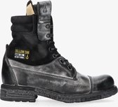 Yellow cab | Utah 34-d men black high lace up boot - black sole | Maat: 41