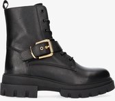 Tango | Neenah 3-a black leather boot buckle - black sole | Maat: 39