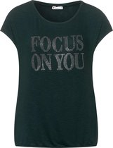 Street One shirt Donkergroen-44 (Xxl)