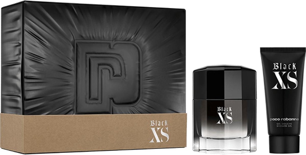 Goedkoopste Paco Rabanne Black XS for men EDT 100 ml Gel douche 100 ml