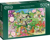 Falcon puzzel Summer Garden Birds - Legpuzzel - 500 stukjes - Grijs