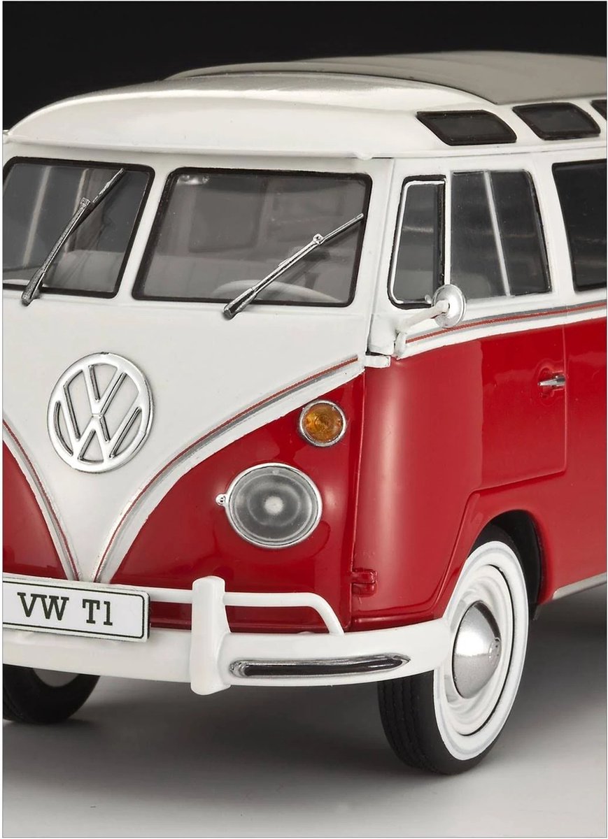 Revell Modelbouwpakket Auto - 07399 Volkswagen VW T1 Samba Bus Plastic - 1:24 - Modelbouw — afbeelding 23