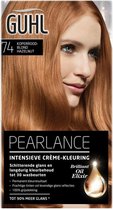 3x Guhl Pearlance Intensieve Crème-Haarkleuring 74 Koperroodblond Hazelnut