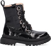 Shoesme Nr21w005 Veterboots - Laarzen Met Veters - Meisjes - Zwart - Maat 32