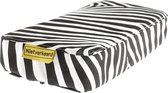 Niet Verkeerd bagagedrager kussen wit 32x15x5cm, Animal Stripes