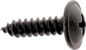 Scooterparker Bofix 4.8x16 met ring - zwart (25 stuks)