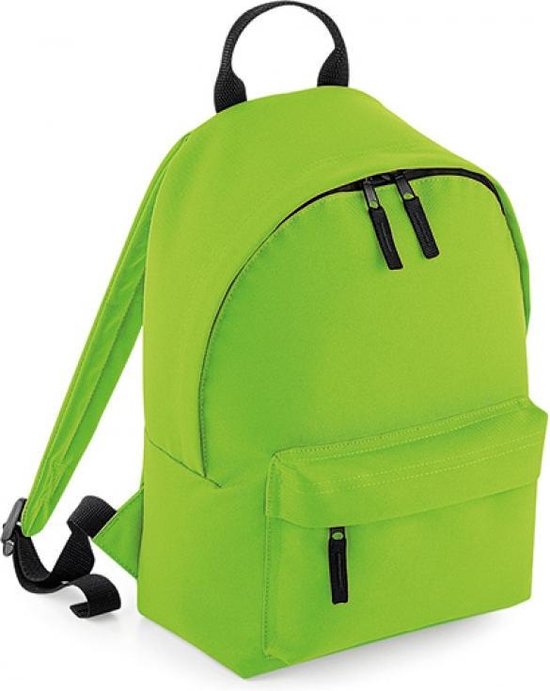 Mini Fashion Backpack/Rugzak BagBase - 8 Liter Lime Green
