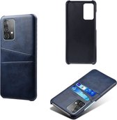 Coverup Dual Card Back Cover - Geschikt voor Samsung Galaxy A52 / A52s Hoesje - Blauw