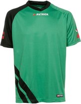 Patrick Victory Shirt Korte Mouw Kinderen - Groen / Zwart | Maat: 7/8