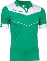 Patrick Power Shirt Korte Mouw Kinderen - Groen / Wit | Maat: 11/12