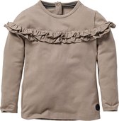 Levv meisjes shirt Selina Brown Taupe