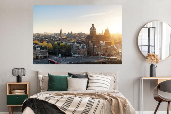 Affiche Amsterdam - Soleil - Pays- Nederland - 180x120 cm XXL