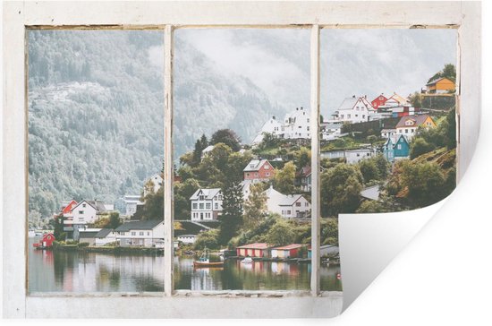 Stickers Stickers muraux - Transparent - Berg - Brouillard - 120x80 cm - Film adhésif