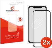 2 stuks: Meteorshield iPhone Xs screenprotector - Full screen