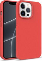 Apple iPhone 13 Mini Hoesje - Mobigear - Bio Serie - Eco Friendly Backcover - Rood - Hoesje Geschikt Voor Apple iPhone 13 Mini