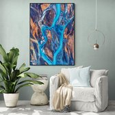 Poster Rivers - Plexiglas - Meerdere Afmetingen & Prijzen | Wanddecoratie - Interieur - Art - Wonen - Schilderij - Kunst