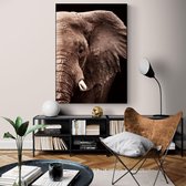 Poster Elephant - Dibond - Meerdere Afmetingen & Prijzen | Wanddecoratie - Interieur - Art - Wonen - Schilderij - Kunst