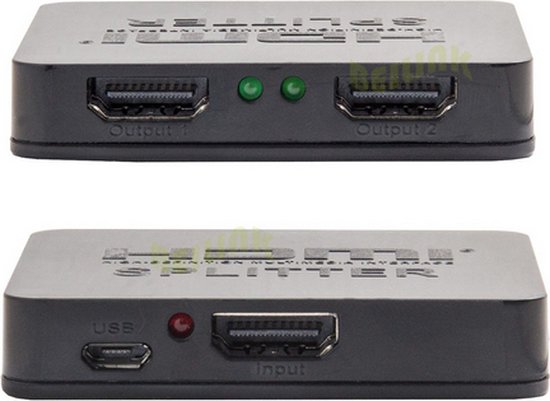 HaverCO 4K HDMI splitter 1x IN 2x UIT