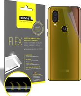 dipos I 3x Beschermfolie 100% compatibel met Motorola One Vision Rückseite Folie I 3D Full Cover screen-protector