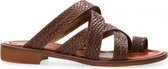 Van Dalen  - Palermo slipper leer - Brown - 42