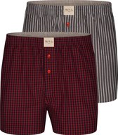 Phil & Co 2-Pack Wijde Boxershorts Heren PH-197 - Maat  L - Losse boxershort heren