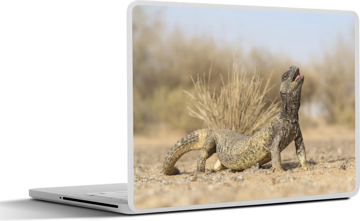 Laptop sticker - 11.6 inch - Een sterke en krachtige hagedis - 30x21cm - Laptopstickers - Laptop skin - Cover