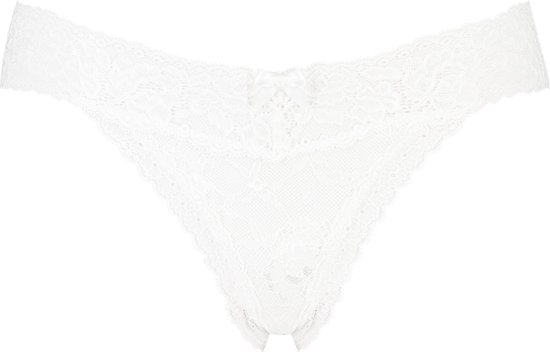 Hunkemöller String Onderbroek Madison ULV string - wit - Maat XL | bol
