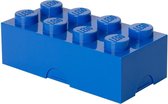 LEGO Bread Bin / Snack Box - Classic Brick 8 - Blauw - 95 ML - 20x10x7,3cm - Plastique