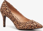 Nova dames pumps met luipaardprint - Bruin - Maat 37