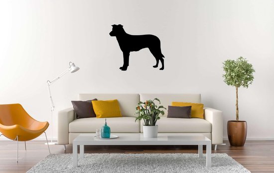 Silhouette chien - Chinook - S - 45x54cm - Zwart - décoration murale