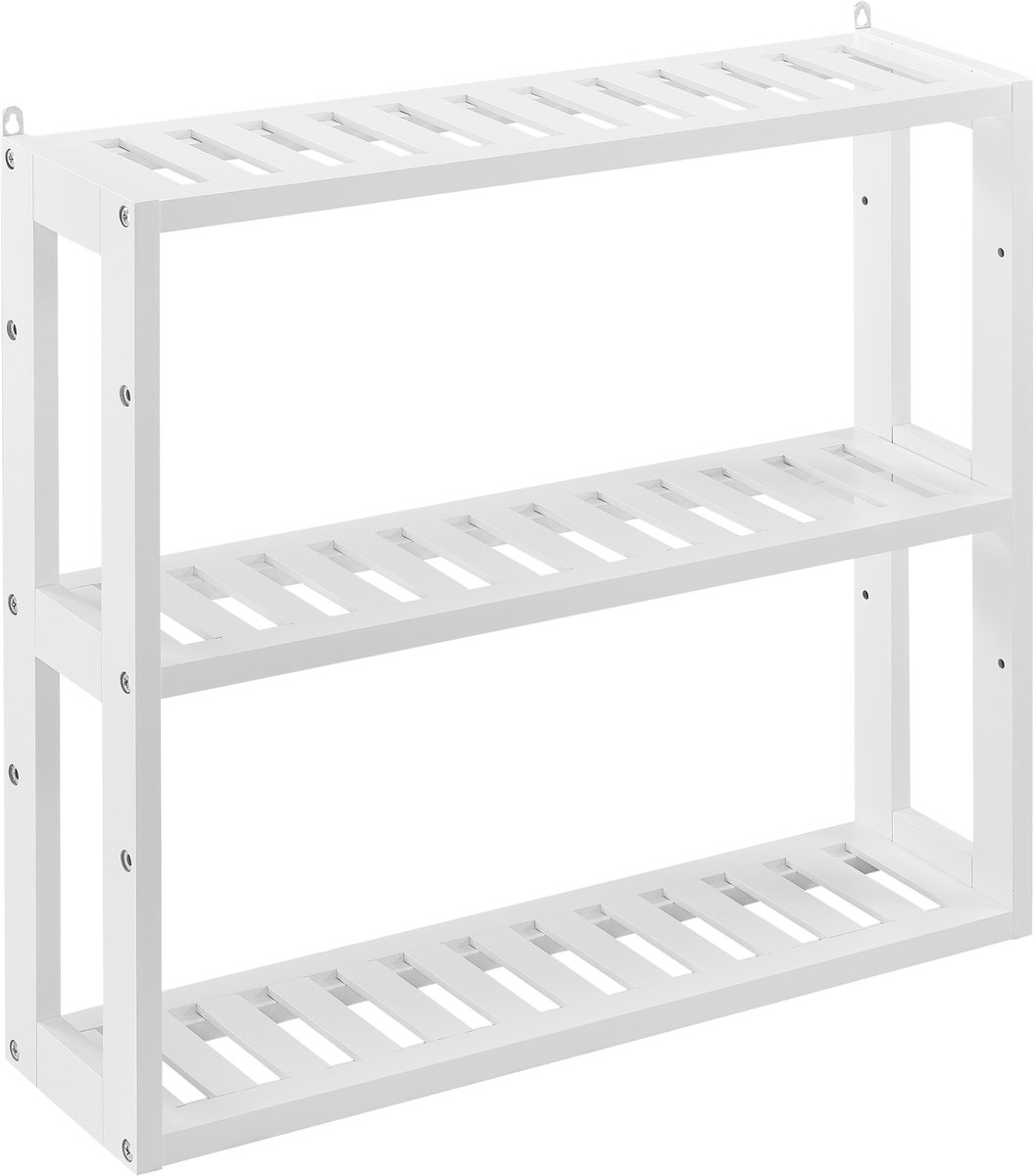 Badkamerrek wandmontage MDF 54x15x60 cm wit