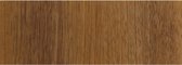 2x Morceaux de décoration feuille adhésive aspect grain de bois de noyer marron 45 cm x 2 mètres autocollant - Feuille décorative - Feuille pour meubles