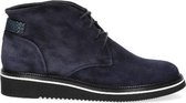 Durea Lage Veterboot 9654 475 Blauw Wijdte H