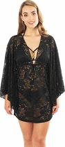 Sapph Selene Kaftan Dames Zwart-L