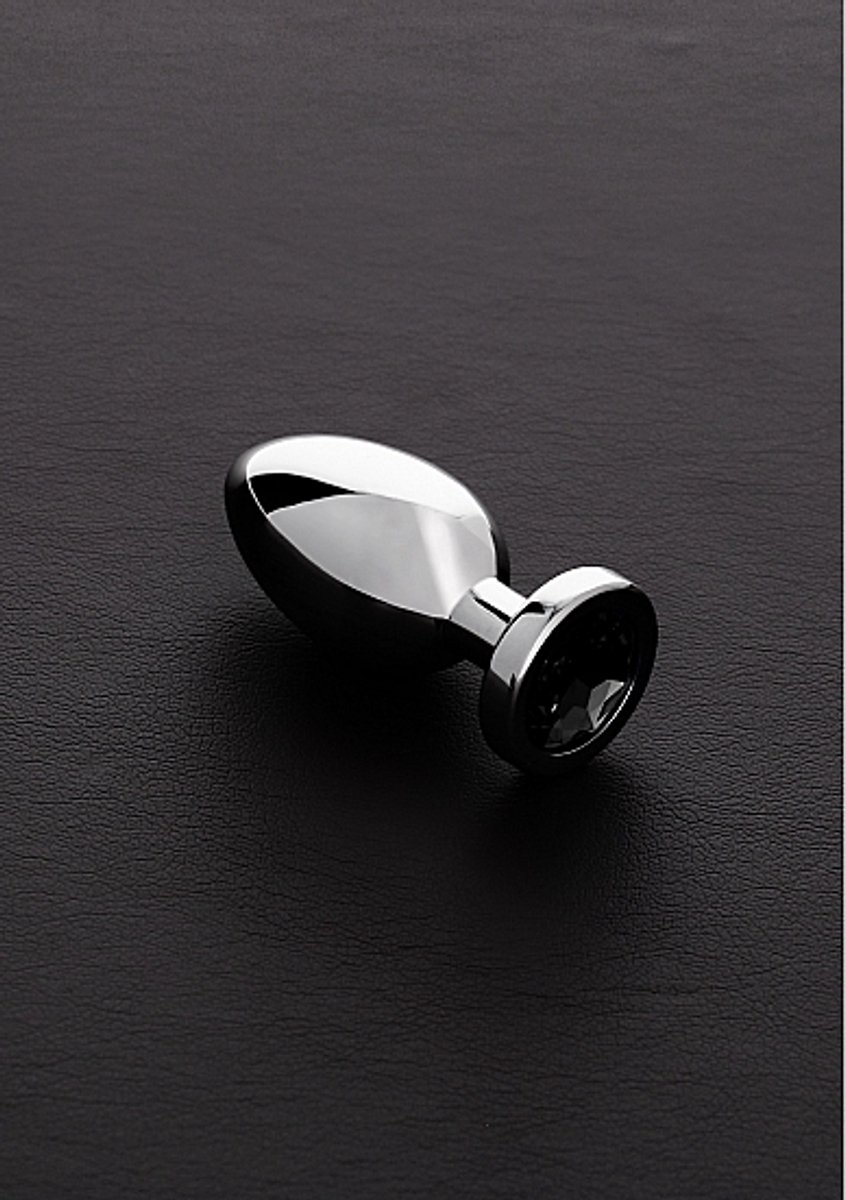 Goedkoopste Triune - Jeweled Butt Plug BLACK - Small
