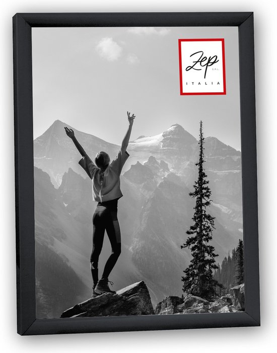 ZEP - Kunststof Fotolijst New Easy Zwart voor foto formaat 10x15 - KB1