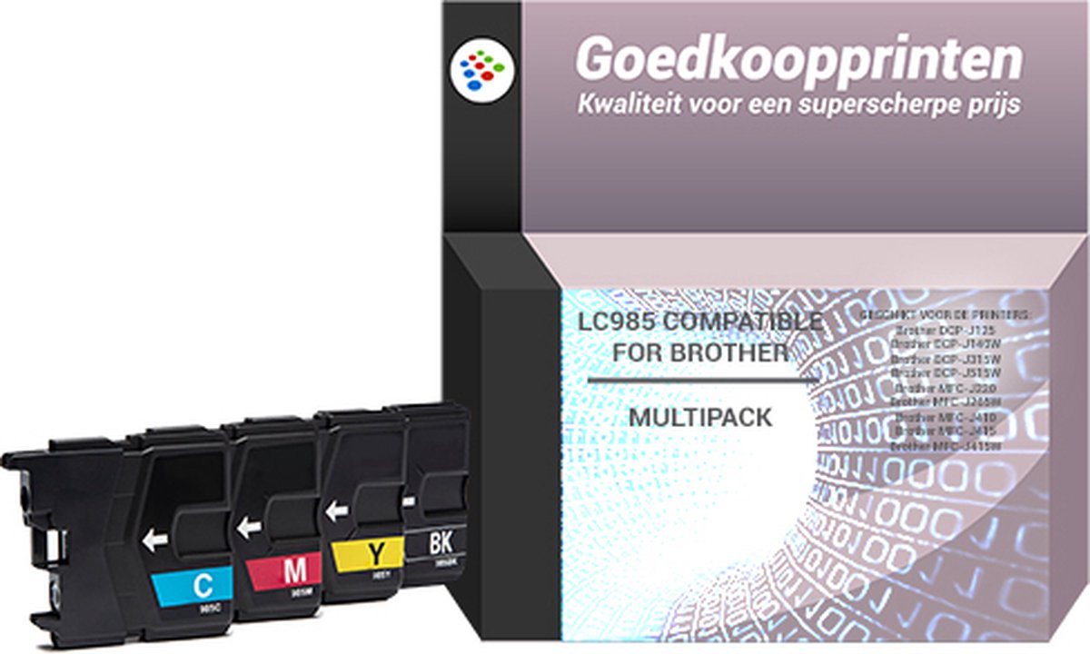 Brother LC-985 inkt cartridge Multipack - Huismerk