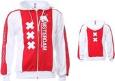 Amsterdam Thuis Vest | Rood/Wit | Voetbal Vest Kids en volwassenen | Ajax Fan Vest | Maat L