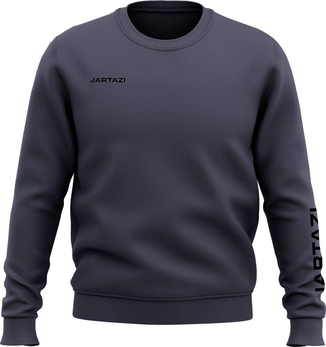 Jartazi Sweater Premium Crewneck Katoen/polyester Blauwgrijs Mt L