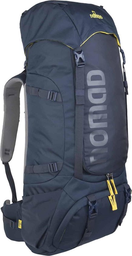 Onophoudelijk Berg Vesuvius tellen NOMAD® Batura 70 L Backpack - Easy Fit Essential - Blauw - Gratis Regenhoes  | bol.com