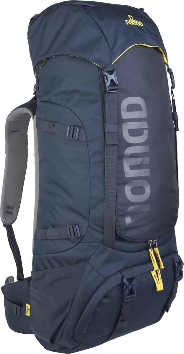 NOMAD® 70 L Backpack - Easy Fit - Blauw Gratis Regenhoes | bol.com