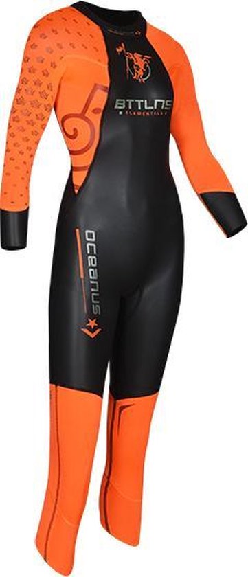 BTTLNS Oceanus 1.0 lange mouw wetsuit kinderen - maat 12