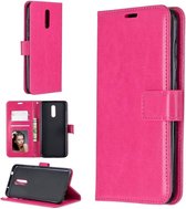 Portemonnee Book Case Hoesje Geschikt voor: Nokia 3.1 -  roze