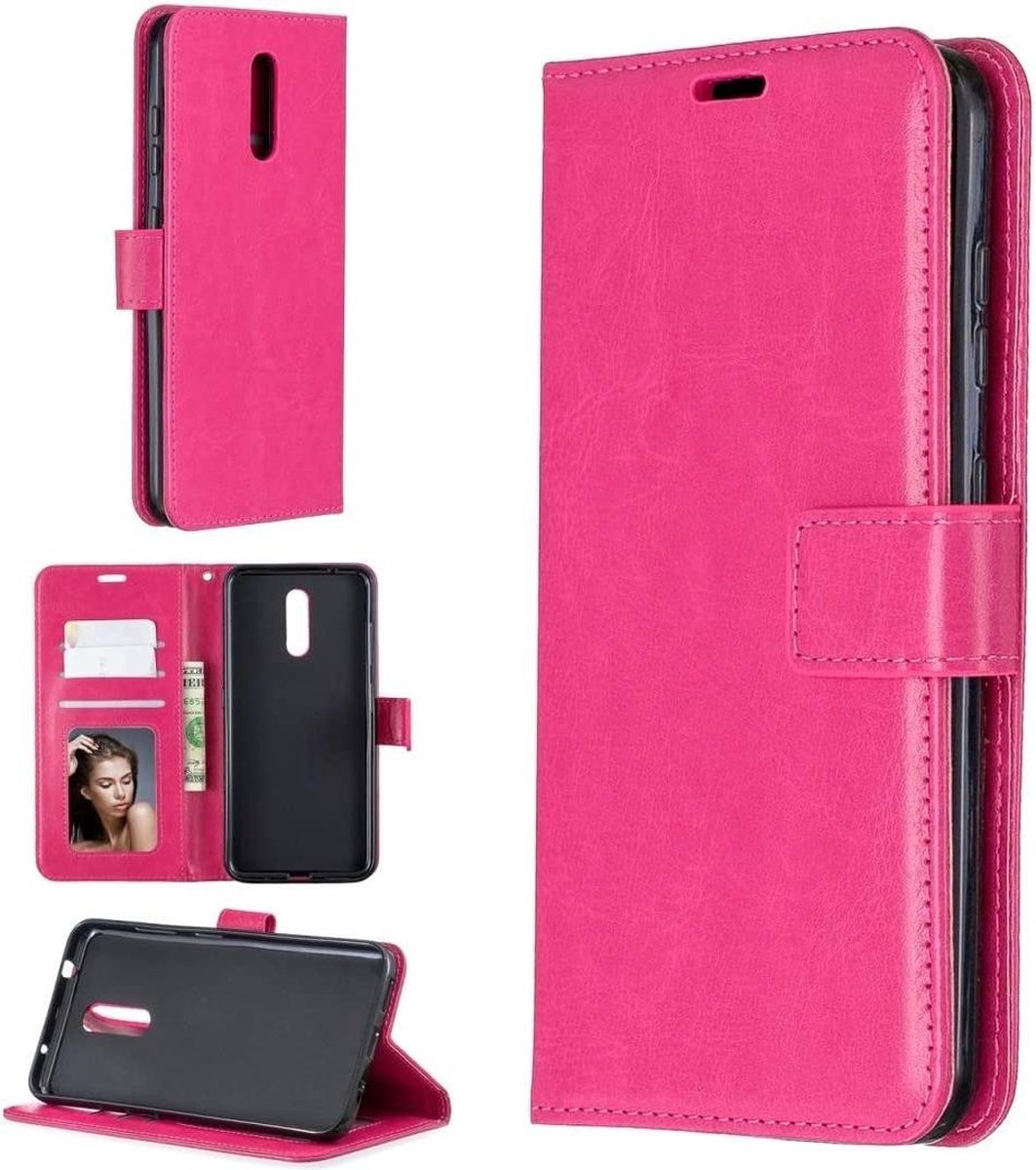 Portemonnee Book Case Hoesje Geschikt voor: Nokia 3.1 - roze