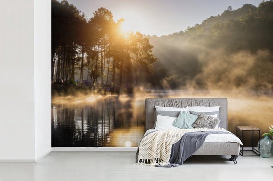Papier peint - Papier peint photo Forêt - Water - Brume - Largeur 330 cm x hauteur 220 cm