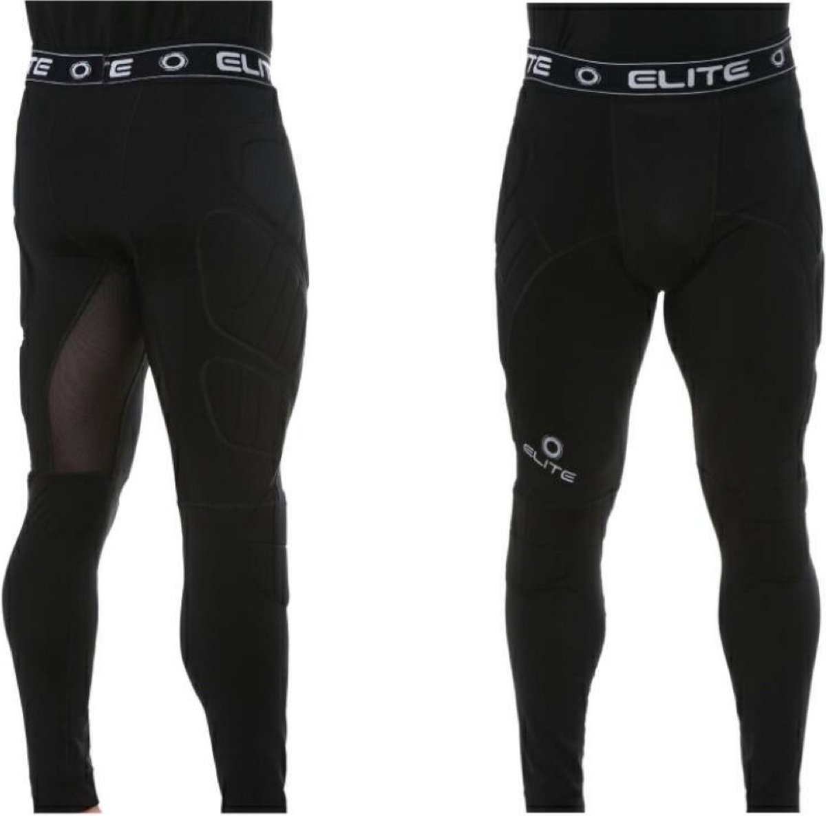 Elite Sport Body Shield Padded Compression Keeperbroek Heren - Zwart | Maat: XL