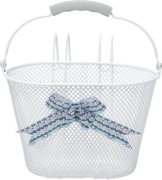 New Looxs Asti Fietsmand Stuur Kinderfiets - 8 liter – Wit | bol.com